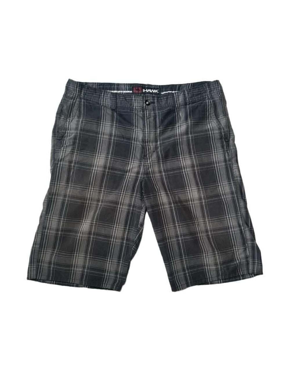 Tony Hawk Mens Size 36 Plaid Shorts